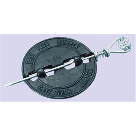 Integra Miltex Imperial Manufacturing Group BM0052 7 Inch Cast-iron Stovepipe Damper CD62358